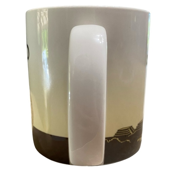 Starbucks Coffee Collector Series 2010 MEXICO Brown Cream Coffee Mug Size 16 oz - Picture 3 of 6